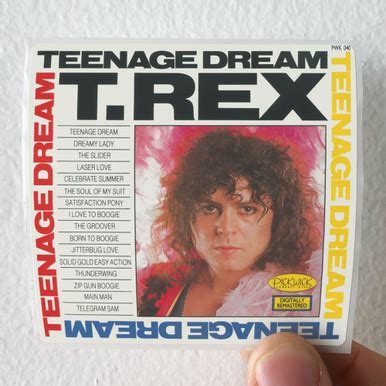 T Rex Teenage Dream Album Cover Sticker