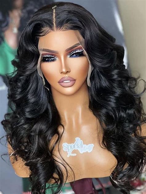 Doubleleafwig Loose Wave Human Hair Dream HD Lace Front Wig Pre Plucked