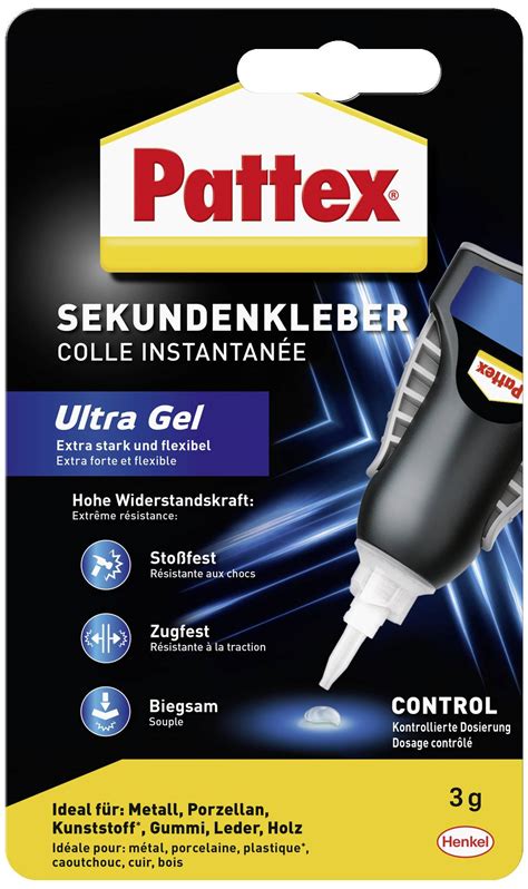 Buy Pattex Ultra Gel Superglue Psg5c 3 G Conrad Electronic