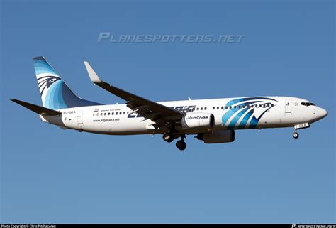 SU GEA EgyptAir Boeing 737 866 WL Photo By Chris Pitchacaren ID