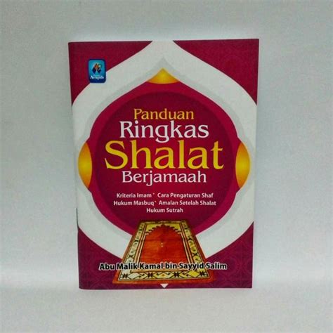 Panduan Ringkasan Shalat Berjamaah Lazada Indonesia