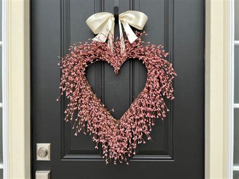 Pink Friendship Heart Wreath Heart Wreath Pink Heart Wreaths