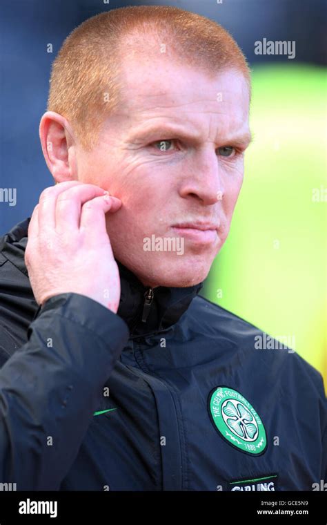 Celtic Manager Neil Lennon During The Scottish Cup Semi Final At