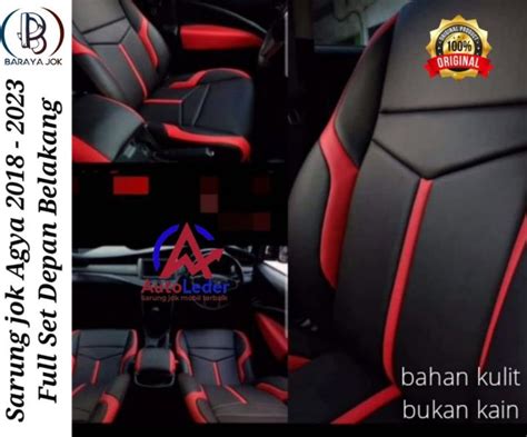 Sarung Jok Kulit Mobil Agya GR GR Sport TRD Full Set Lazada Indonesia