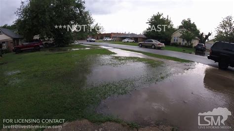 Aug 15 2017 Edmond Ok Flash Flood Youtube