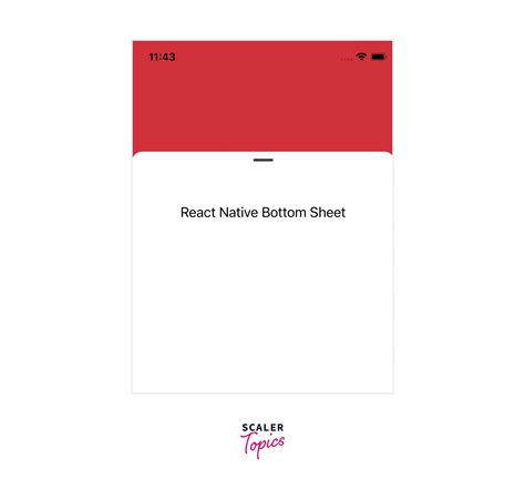 React Native Bottom Sheet Scaler Topics