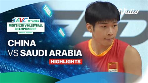 Perebutan Posisi China Vs Saudi Arabia Highlights Nd Asian