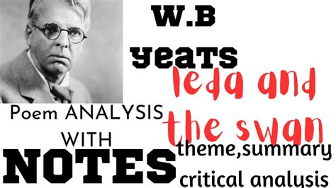 Leda And The Swan Poem By W B Yeats Explanation With NOTES YouTube