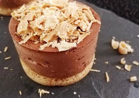 La Recette Pas Pas Entremet Individuel Dacquoise Noisette Mousse Au