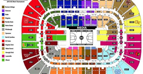 ACC Basketball Rx: ACC Basketball Seating Chart