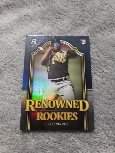 Liover Peguero 2023 Bowman Platinum Renowned Rookies RR 14 RC EBay