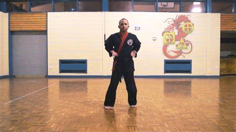 Sanchin Three Battles Zen Do Kai Kata Youtube