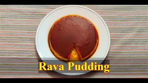 Rava Pudding Simple Recipe Rava Pudding Without Oven Caramel Pudding Rithu S Kitchen Youtube