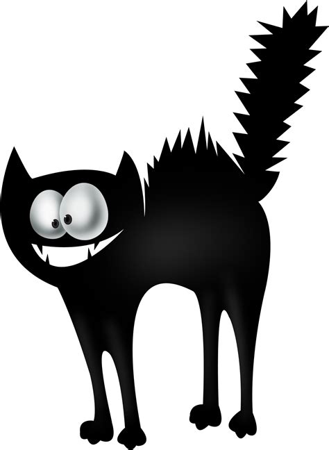 Cat Clip Art Hd Cat Drawing Halloween Png Download Full Size