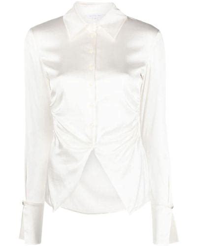 White Patrizia Pepe Tops For Women Lyst