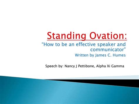 Standing Ovation | PPT