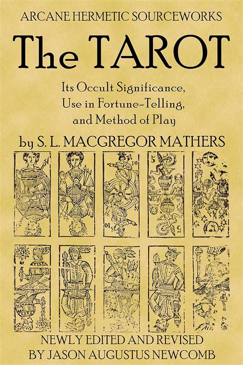 The Tarot S L Macgregor Mathers Amazon Books