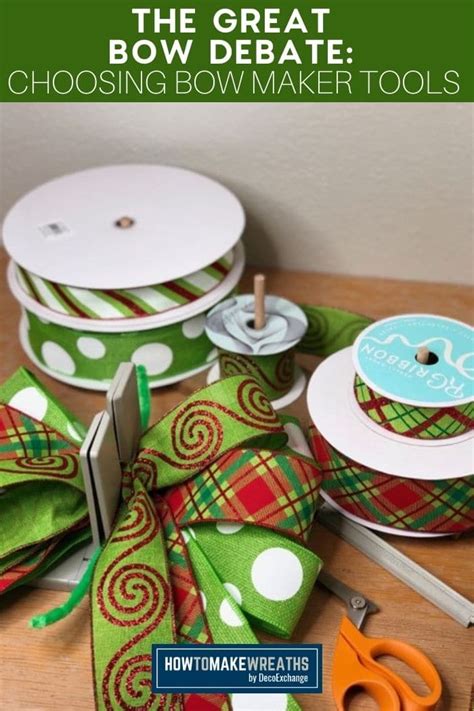 Bow Maker Tools- The Great Bow Debate How to Make Wreaths - Wreath ...