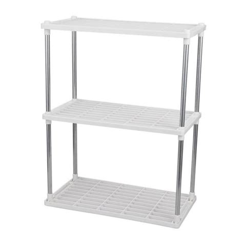 RANGEMENT CASIER ETAGERE 1 pcs Rack De Stockage Trois Étages