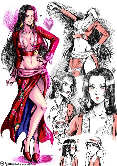 Sketches Of Boa Hancock From One Piece When I Used To Watch This Anime