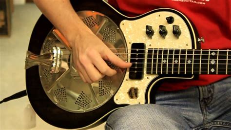 National Resophonic Resolectric Electric Resonator Guitar In Trans Black Youtube