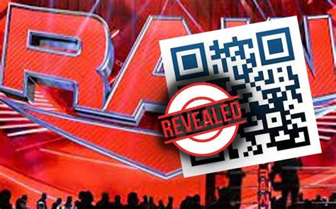 Reason For Cryptic Qr Code During Wwe Raw Revealed