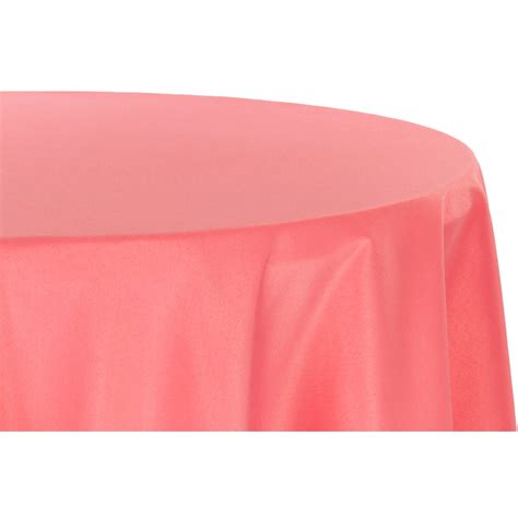 108” Polyester Round Tablecloth Coral Cv Linens™