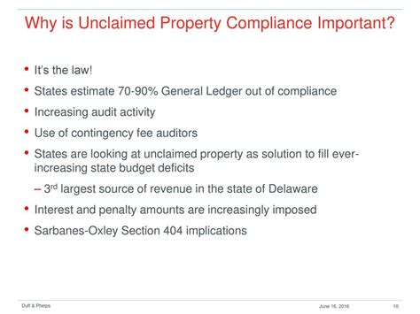 Unclaimed Property Facing Credit Managers Ppt Download