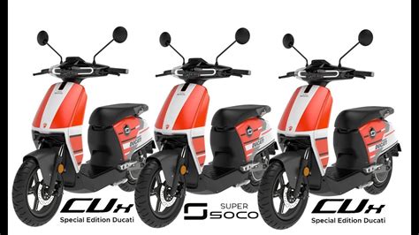 SUPER SOCO CUX SPECIAL EDITION DUCATI Viscardi Store