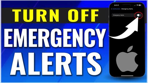 How To Turn On Or Turn Off Emergency Alerts On Iphone Ios Youtube