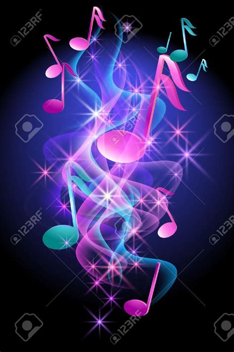 🔥 [21+] Neon Music Notes Wallpapers | WallpaperSafari