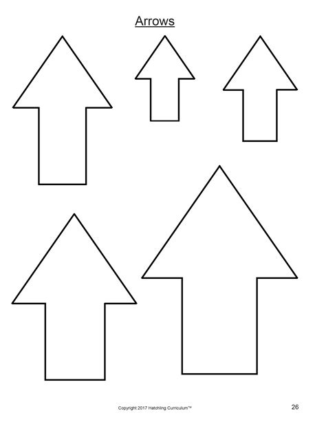 Arrow Activity - Ms. Suzannes Hatchling Curriculum