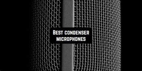 10 Best condenser microphones for every budget - Mic speech - Find the ...