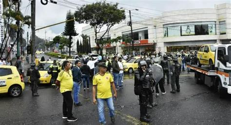 Paro De Taxistas En Ibagu Se Levant Luego De Horas Y Llegaron A