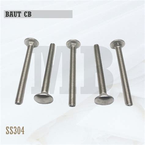 Jual Baut CB M10X30 Baut Bemper 10X30 Carriage Bolt M10 X 30 Baut