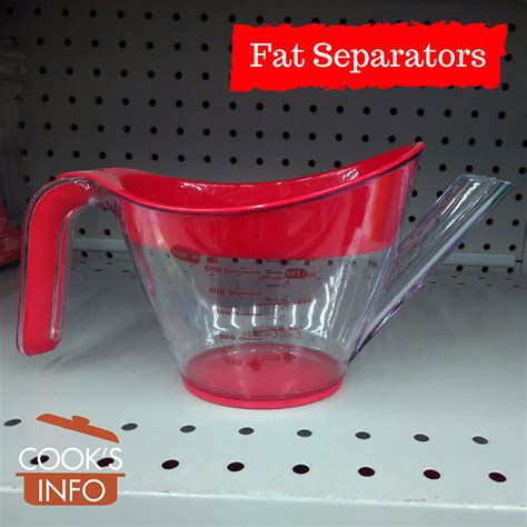 Fat Separators - CooksInfo