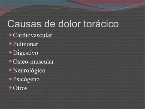 Dolor Tor Cico Ppt