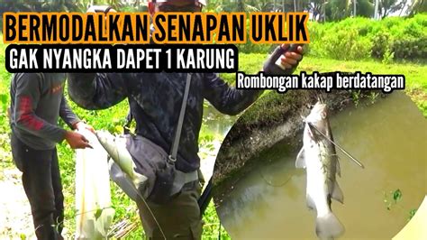 Tak Tanggung Bawa Karung Spot Parit Kakap Meluap Alat Berburu Ikan