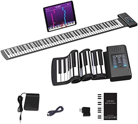 Amazon KikerTech Roll Up Piano Keyboard With Built In Speaker