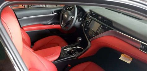 toyota camry xse with red interior - modesto-vermeer