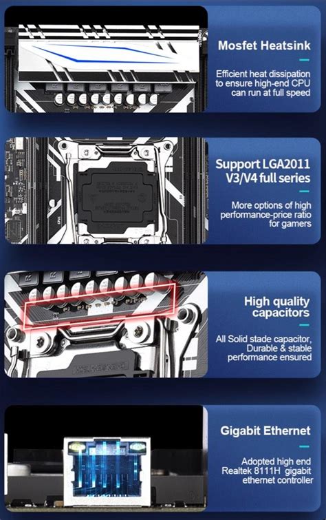 SZMZ X99M G2 LGA 2011 V3 2011 3 MATX Motherboard Computers Tech