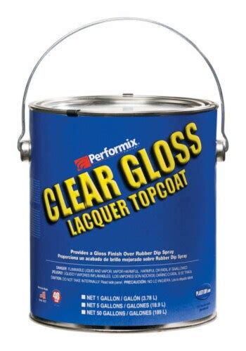 plasti dip gloss clear lacquer topcoat  gallon total qty  case