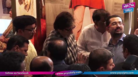 Amitabh Bachchan Inaugurates Pradeep Chandra Art Exhibition Frames