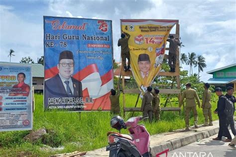 Bawaslu Natuna Copoti APK Yang Langar Aturan Kampanye ANTARA News