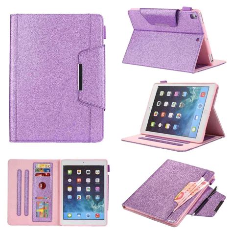 For Ipad Air Tablet Case Luxury Portfolio Bag Cases Pu Leather Soft Tpu