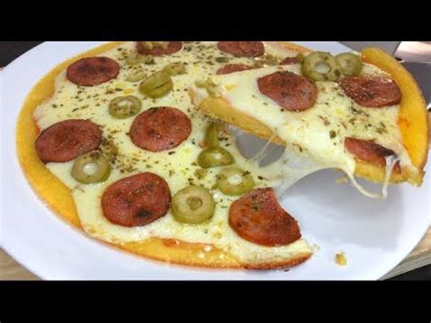 Pizza De Cuscuz Na Frigideira F Cil E R Pida Youtube