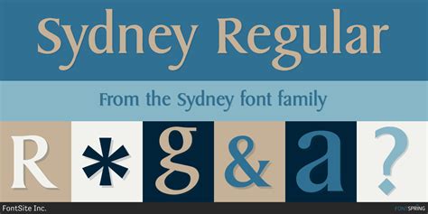 Sydney Font Fontspring