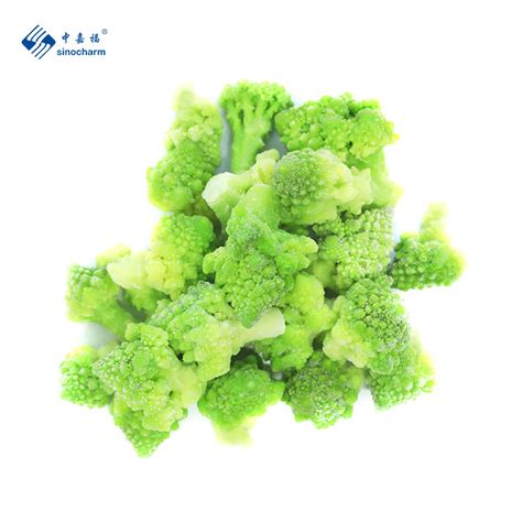 Sinocharm Brc A Approved Iqf Romanesco Broccoli Frozen Romanesco