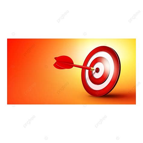 Business Target Success Hit In Dart Poster Vector Background Business