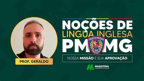 Magistral Concursos Noções de Língua Inglesa CFSd PMMG YouTube